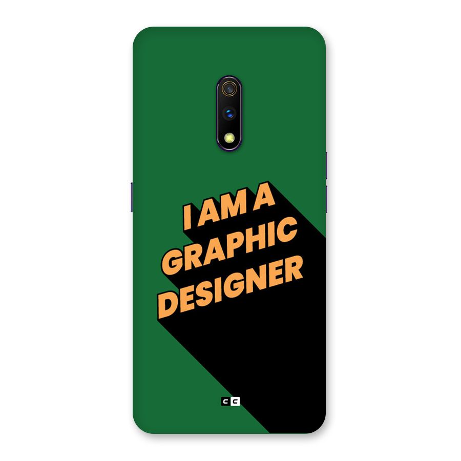The Graphic Designer Back Case for Realme X