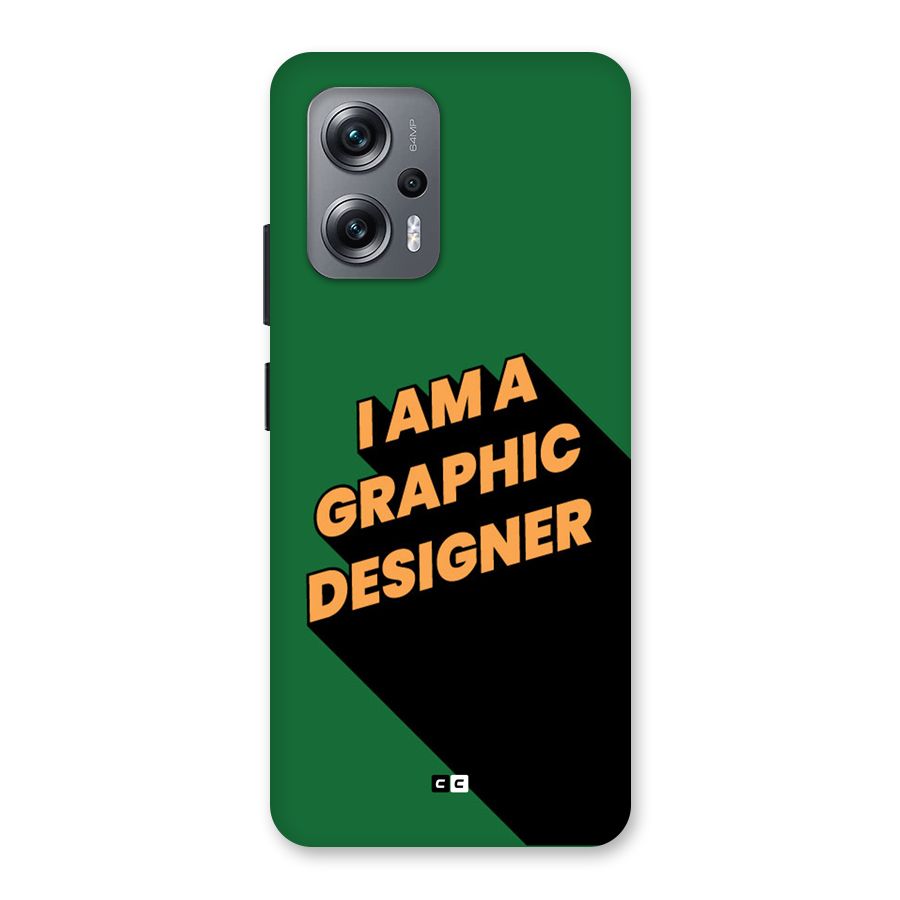 The Graphic Designer Back Case for Redmi K50i