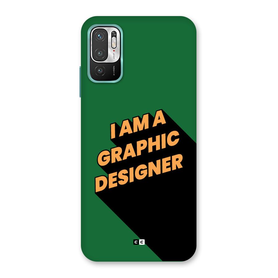 The Graphic Designer Back Case for Redmi Note 10T 5G