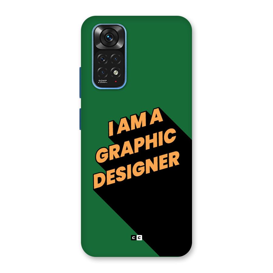 The Graphic Designer Back Case for Redmi Note 11S