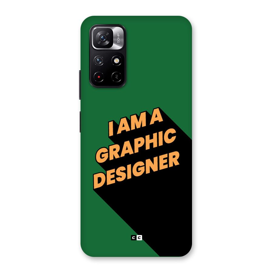 The Graphic Designer Back Case for Redmi Note 11T 5G