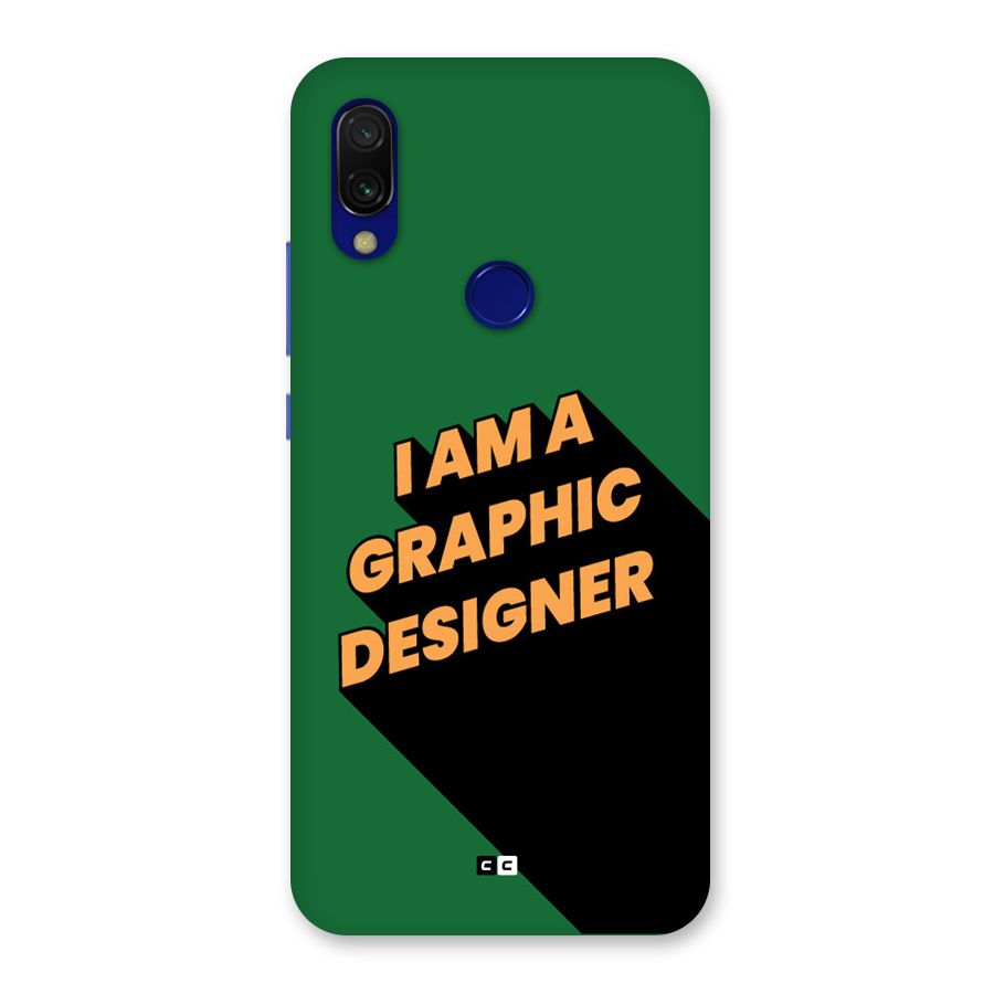 The Graphic Designer Back Case for Redmi Y3