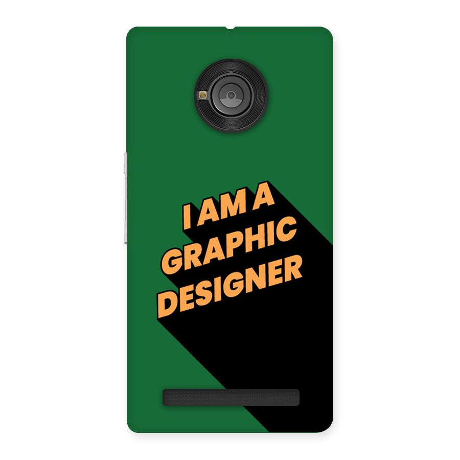 The Graphic Designer Back Case for Yunique