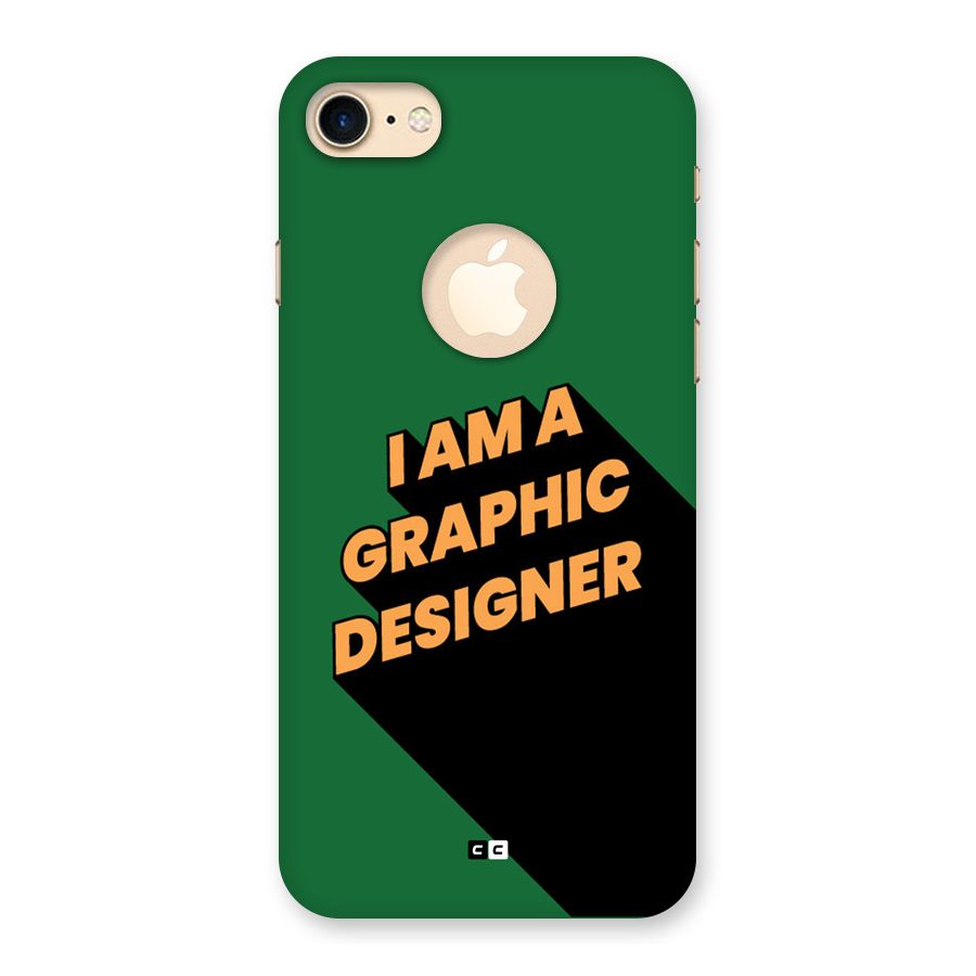 The Graphic Designer Back Case for iPhone 7 Logo Cut
