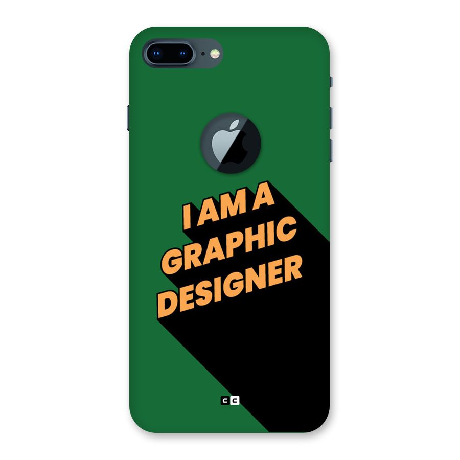 The Graphic Designer Back Case for iPhone 7 Plus Logo Cut