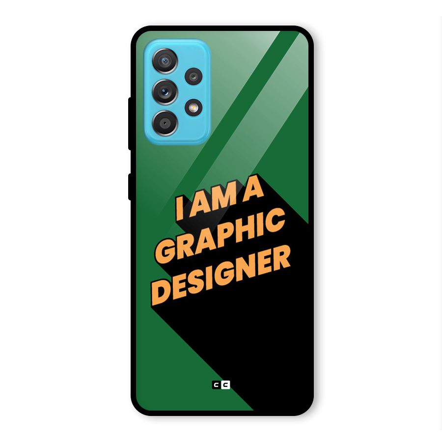 The Graphic Designer Glass Back Case for Galaxy A52