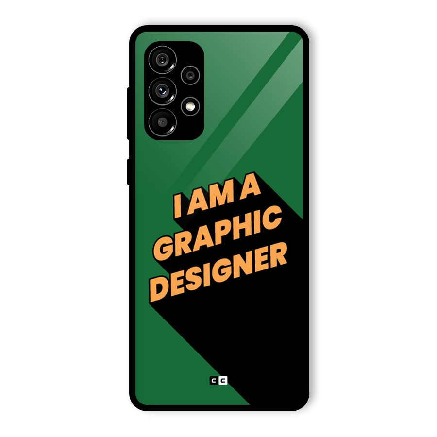 The Graphic Designer Glass Back Case for Galaxy A73 5G