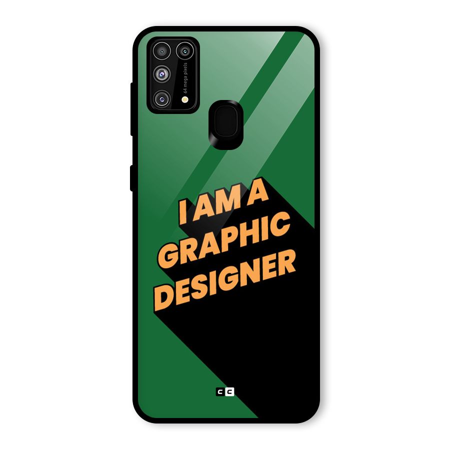 The Graphic Designer Glass Back Case for Galaxy F41