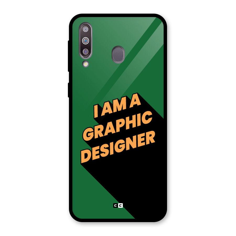 The Graphic Designer Glass Back Case for Galaxy M30