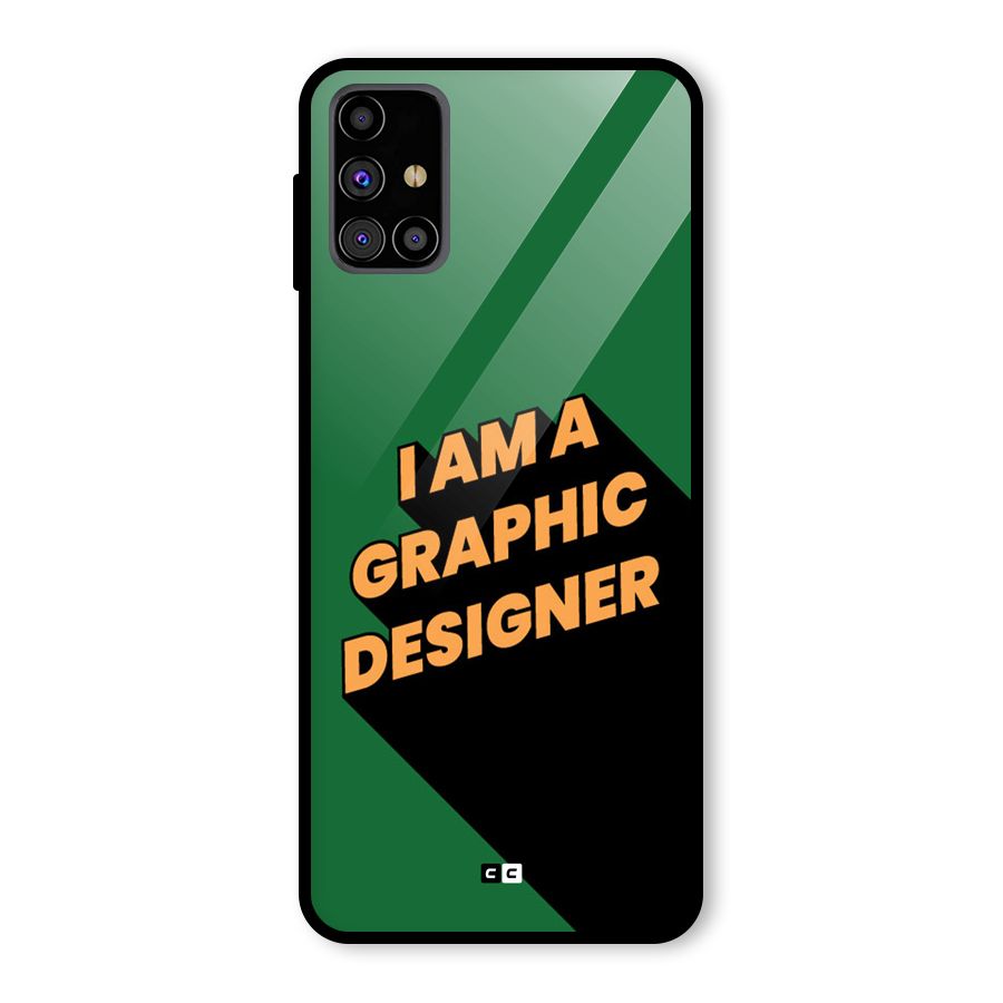 The Graphic Designer Glass Back Case for Galaxy M31s