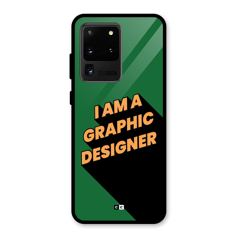 The Graphic Designer Glass Back Case for Galaxy S20 Ultra