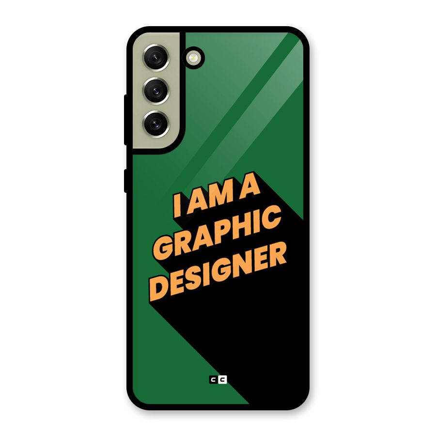 The Graphic Designer Glass Back Case for Galaxy S21 FE 5G