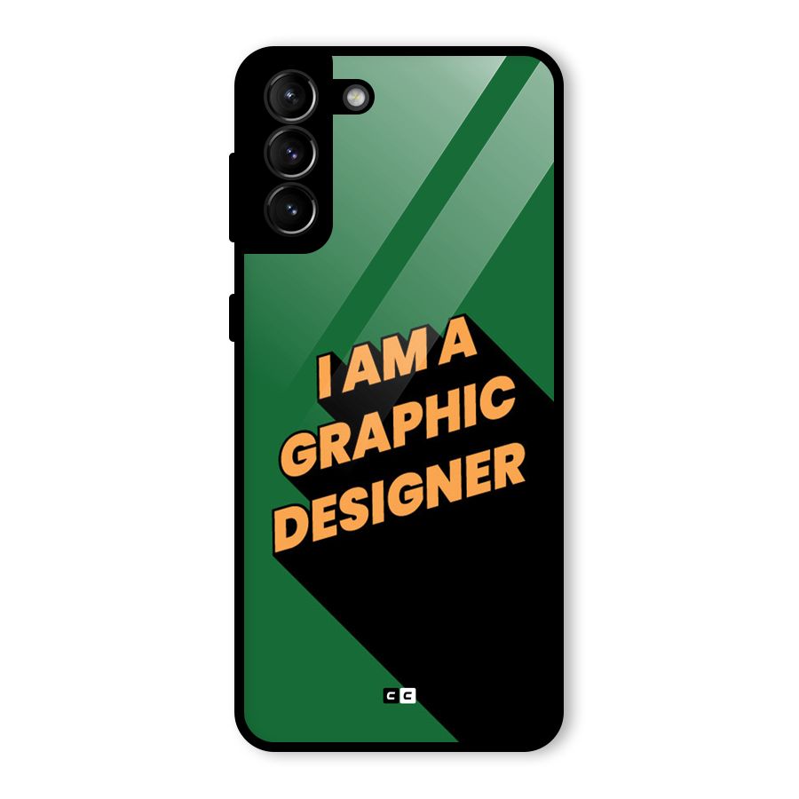 The Graphic Designer Glass Back Case for Galaxy S21 Plus