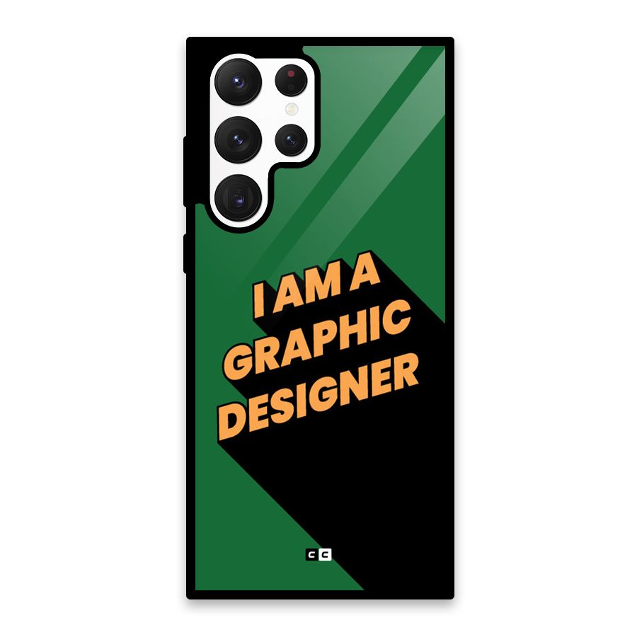 The Graphic Designer Glass Back Case for Galaxy S22 Ultra 5G
