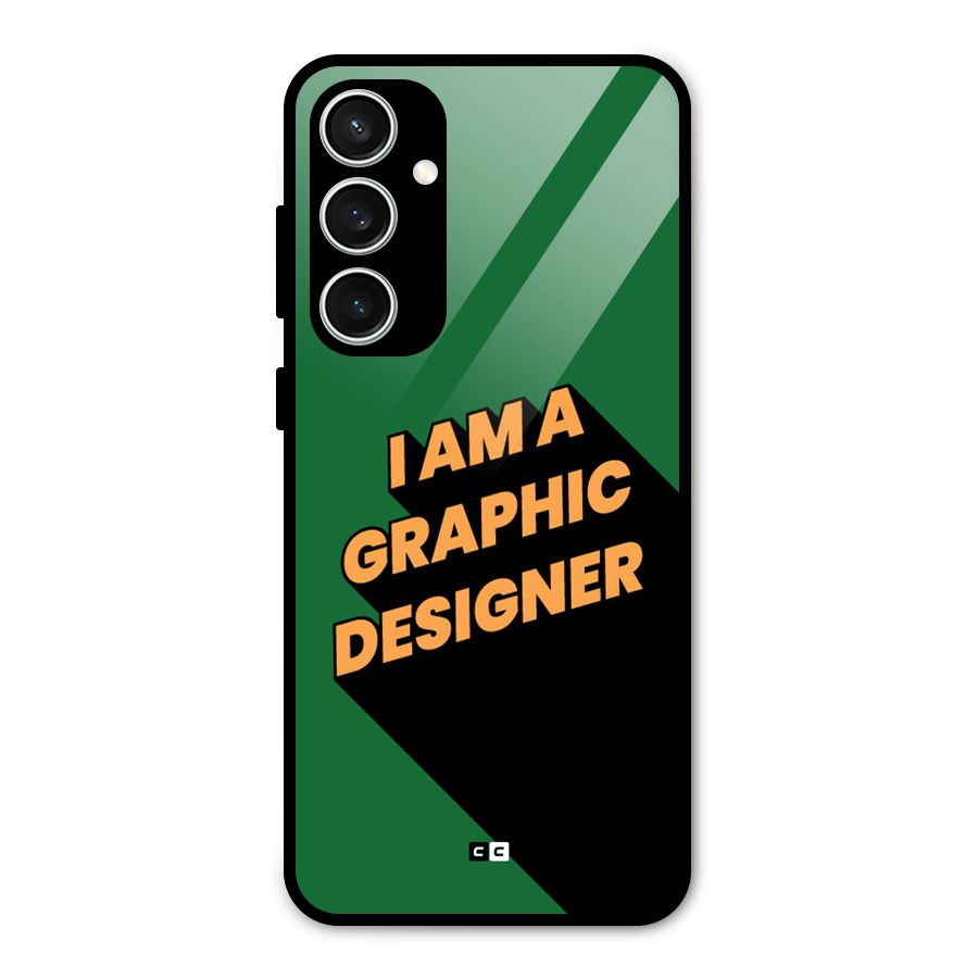 The Graphic Designer Glass Back Case for Galaxy S23 FE