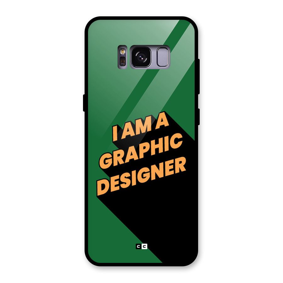 The Graphic Designer Glass Back Case for Galaxy S8