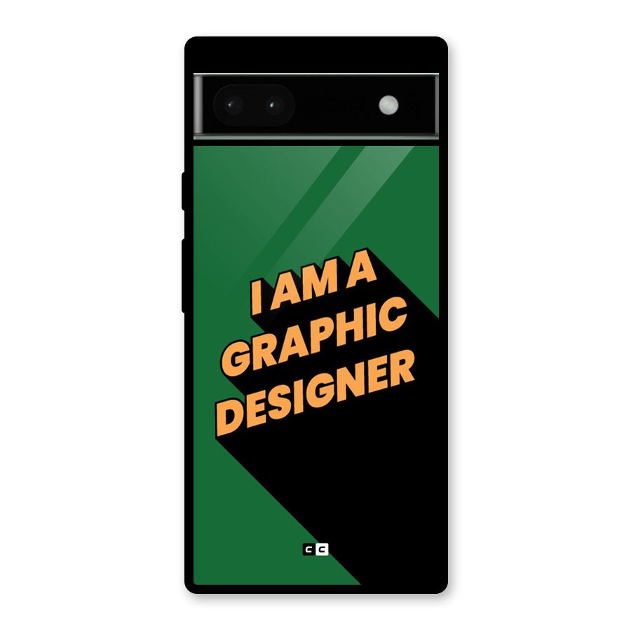 The Graphic Designer Glass Back Case for Google Pixel 6a