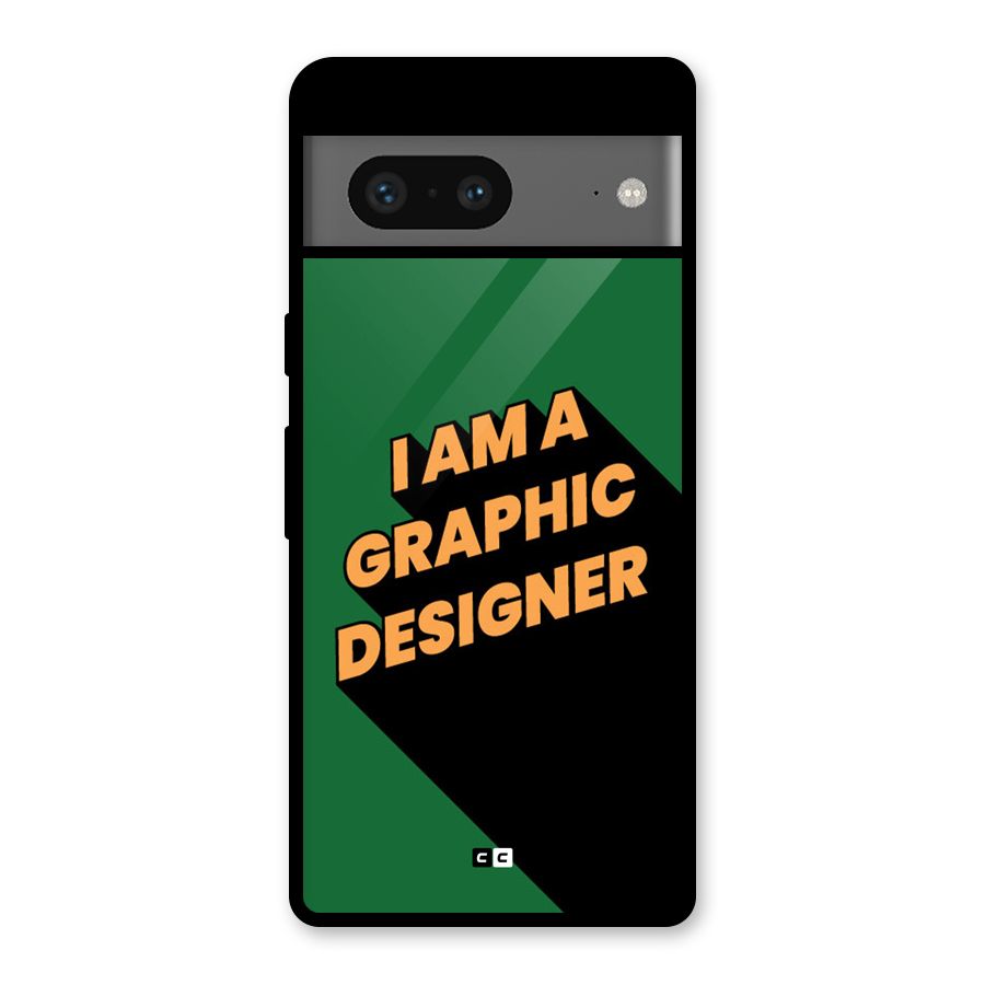 The Graphic Designer Glass Back Case for Google Pixel 7