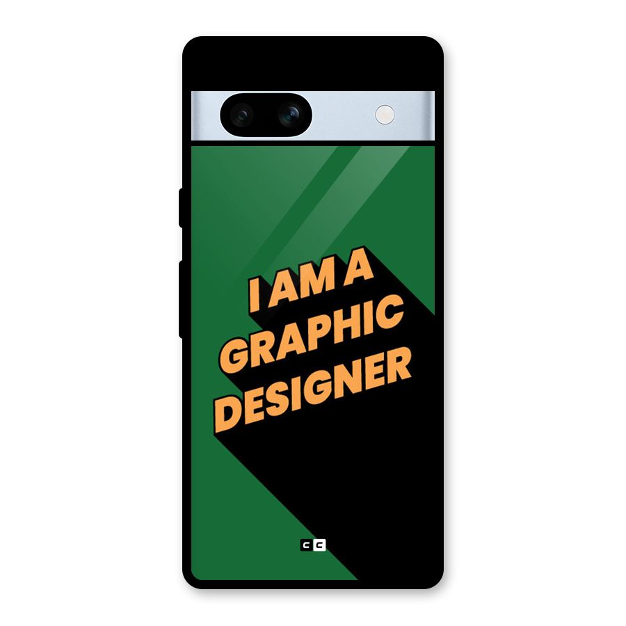 The Graphic Designer Glass Back Case for Google Pixel 7a