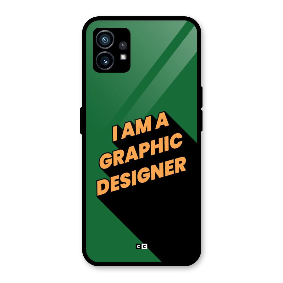 The Graphic Designer Glass Back Case for Nothing Phone 1