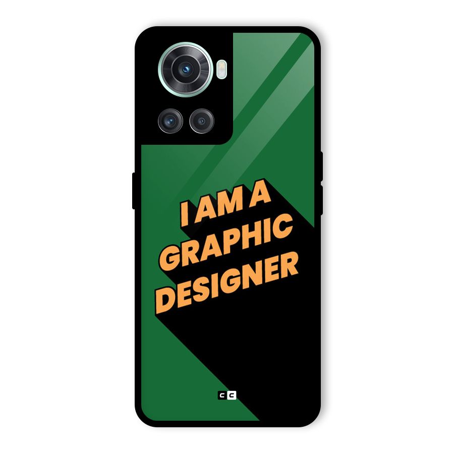 The Graphic Designer Glass Back Case for OnePlus 10R