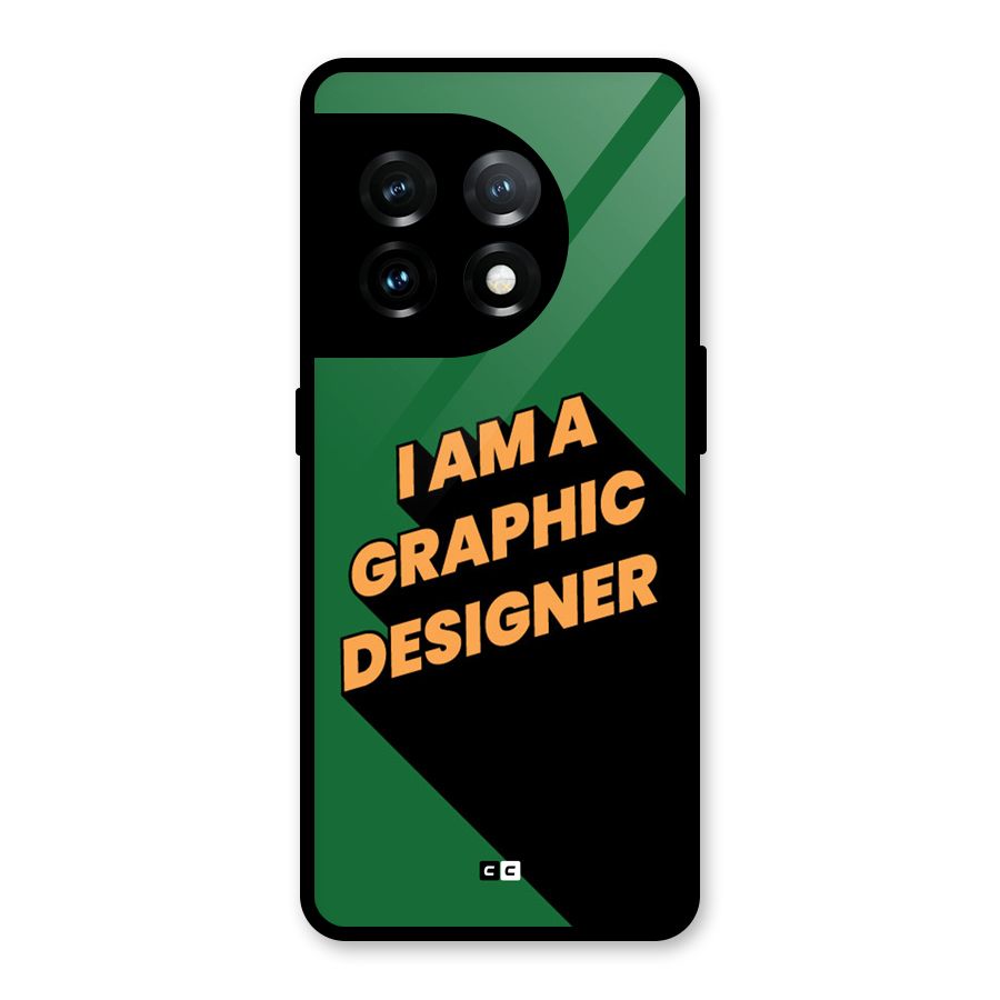 The Graphic Designer Glass Back Case for OnePlus 11