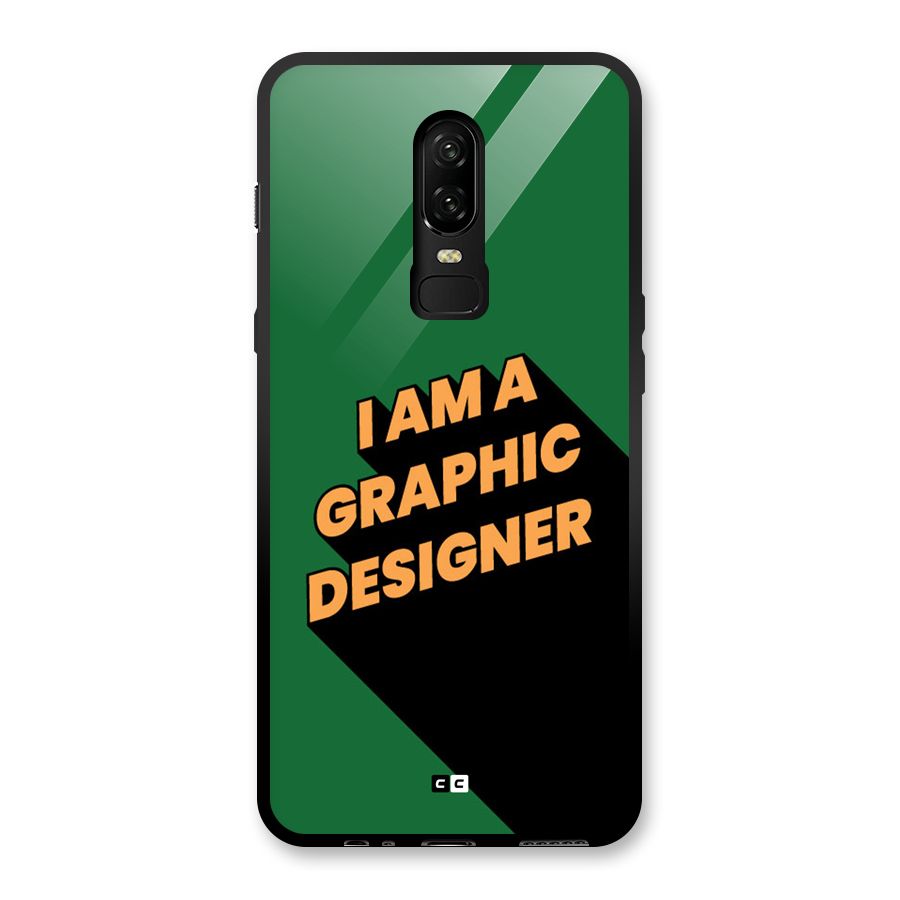 The Graphic Designer Glass Back Case for OnePlus 6