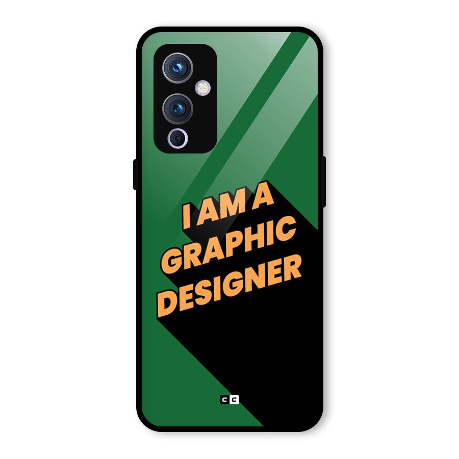 The Graphic Designer Glass Back Case for OnePlus 9