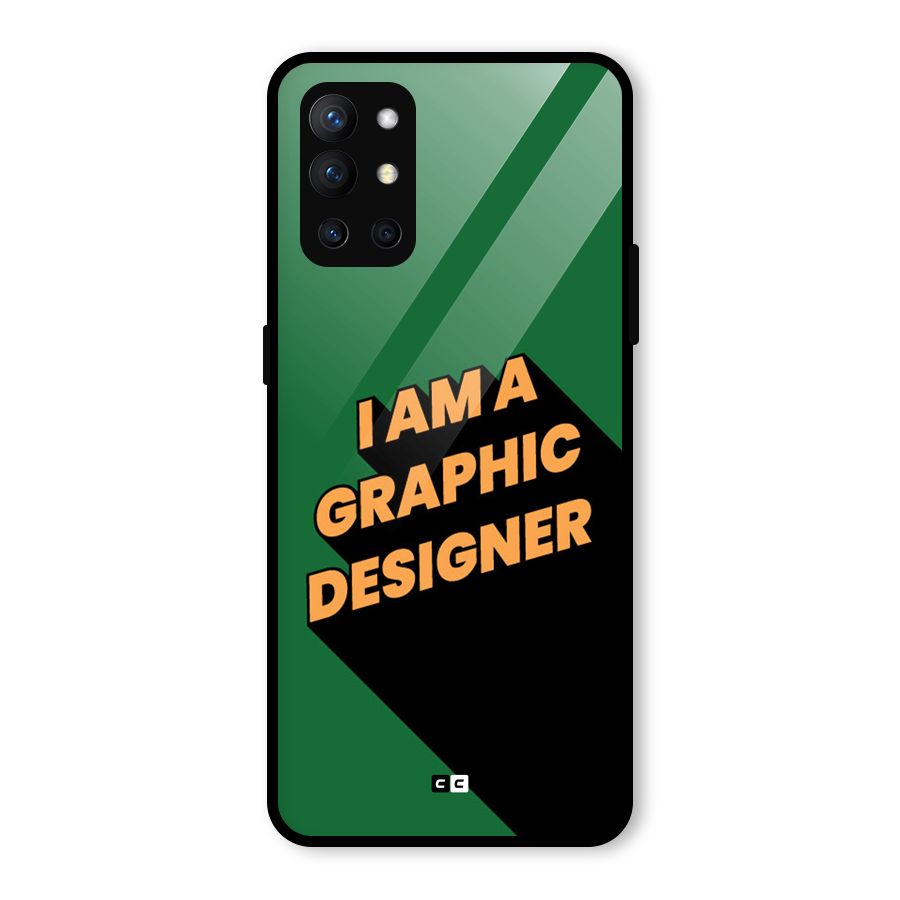 The Graphic Designer Glass Back Case for OnePlus 9R