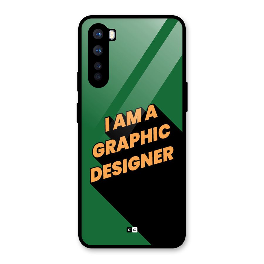 The Graphic Designer Glass Back Case for OnePlus Nord