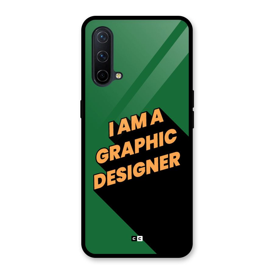 The Graphic Designer Glass Back Case for OnePlus Nord CE 5G