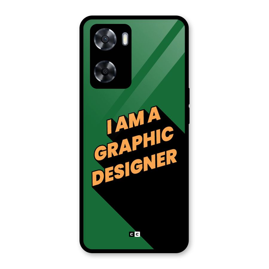 The Graphic Designer Glass Back Case for Oppo A57 2022