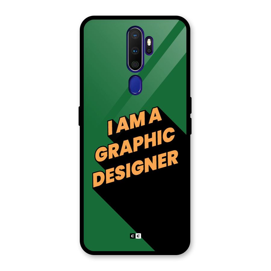 The Graphic Designer Glass Back Case for Oppo A9 (2020)