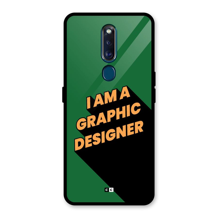 The Graphic Designer Glass Back Case for Oppo F11 Pro