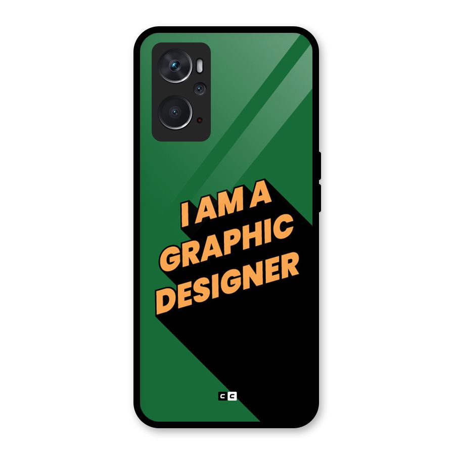 The Graphic Designer Glass Back Case for Oppo K10 4G