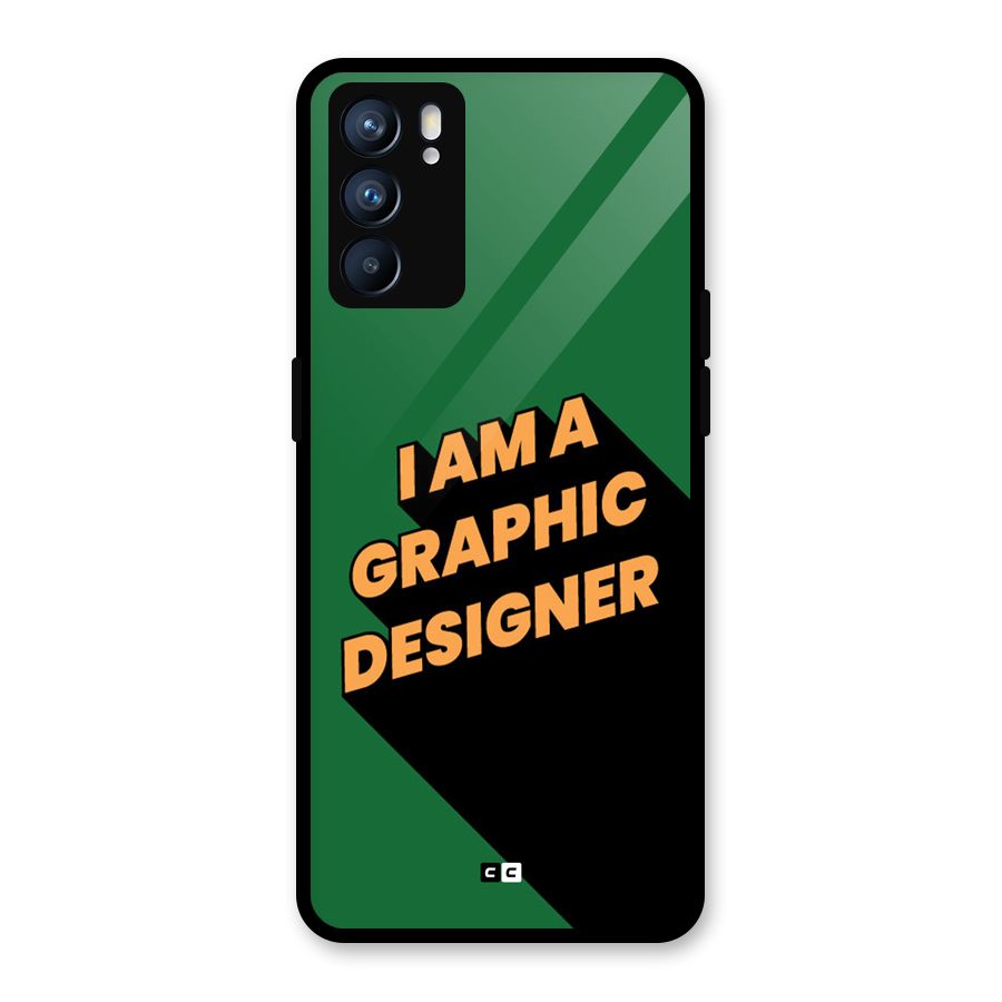 The Graphic Designer Glass Back Case for Oppo Reno6 5G