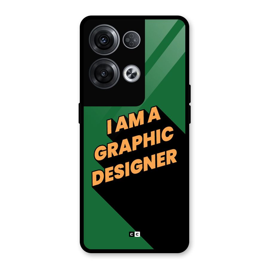 The Graphic Designer Glass Back Case for Oppo Reno8 Pro 5G