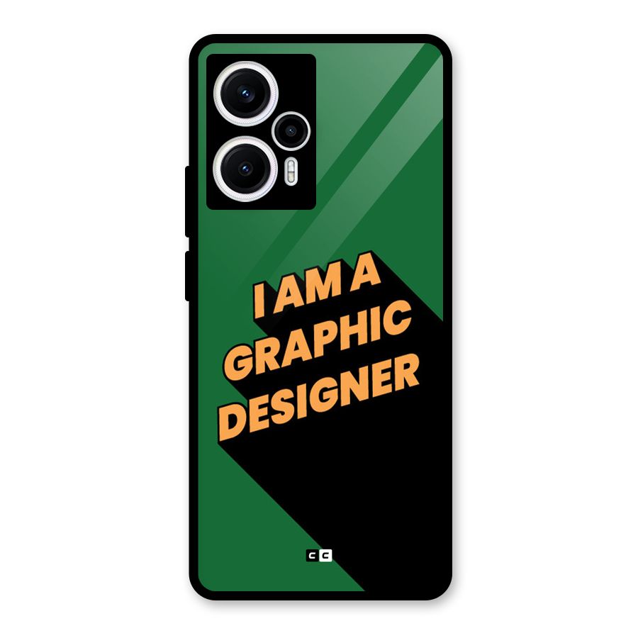 The Graphic Designer Glass Back Case for Poco F5