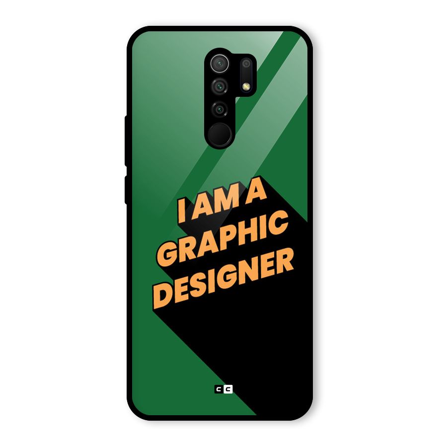 The Graphic Designer Glass Back Case for Poco M2