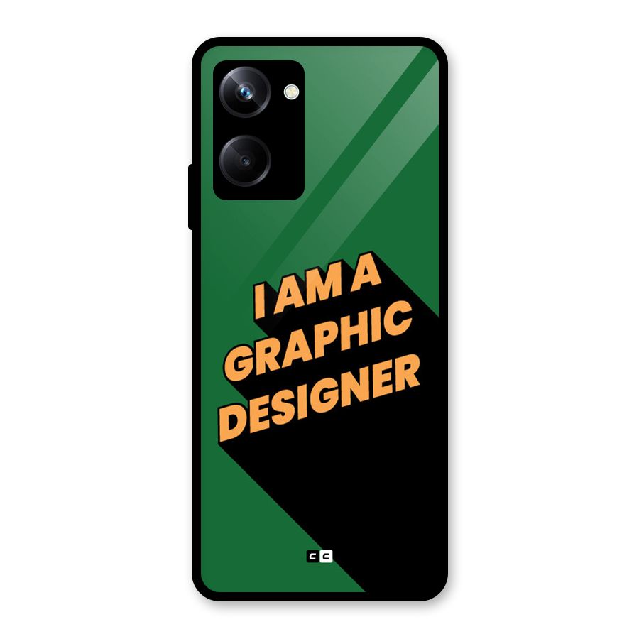 The Graphic Designer Glass Back Case for Realme 10 Pro