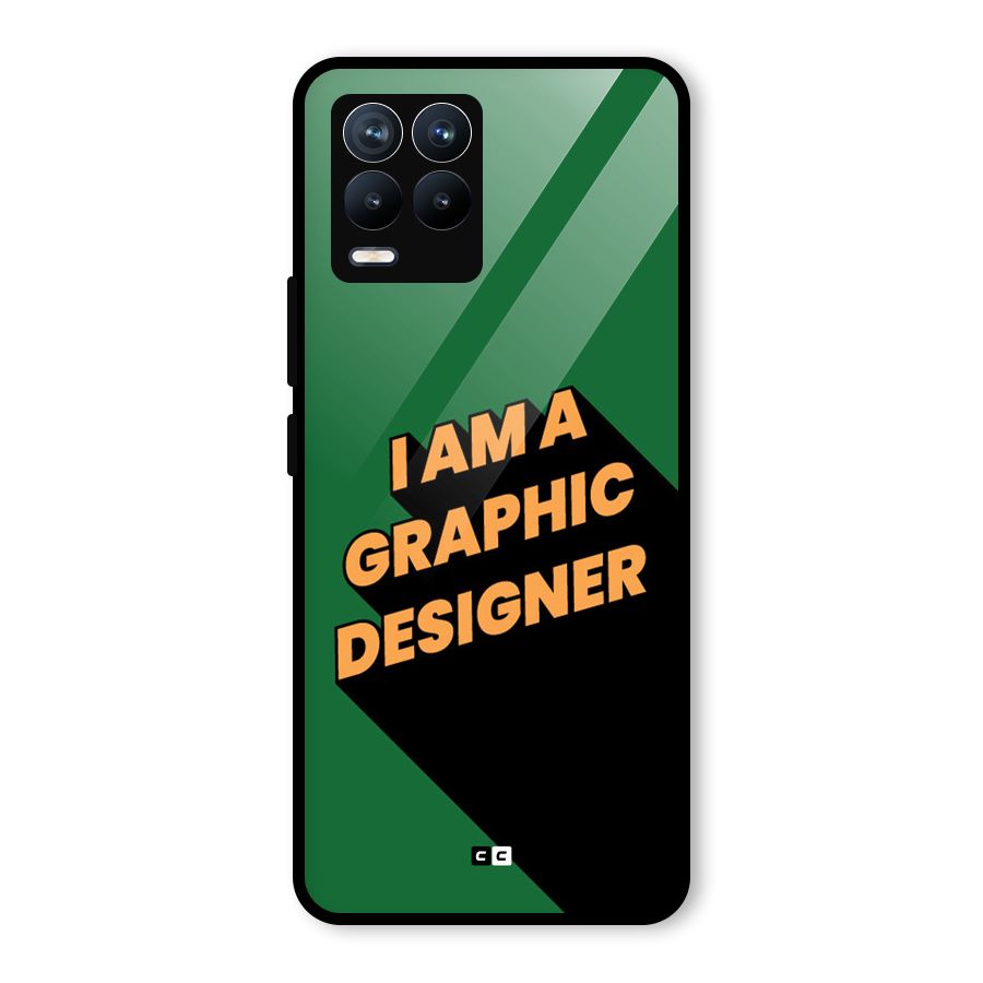 The Graphic Designer Glass Back Case for Realme 8
