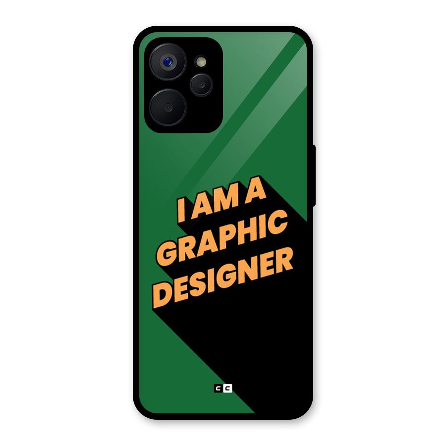 The Graphic Designer Glass Back Case for Realme 9i 5G