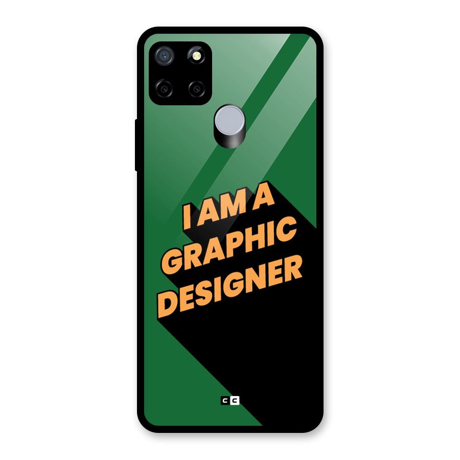 The Graphic Designer Glass Back Case for Realme Narzo 20