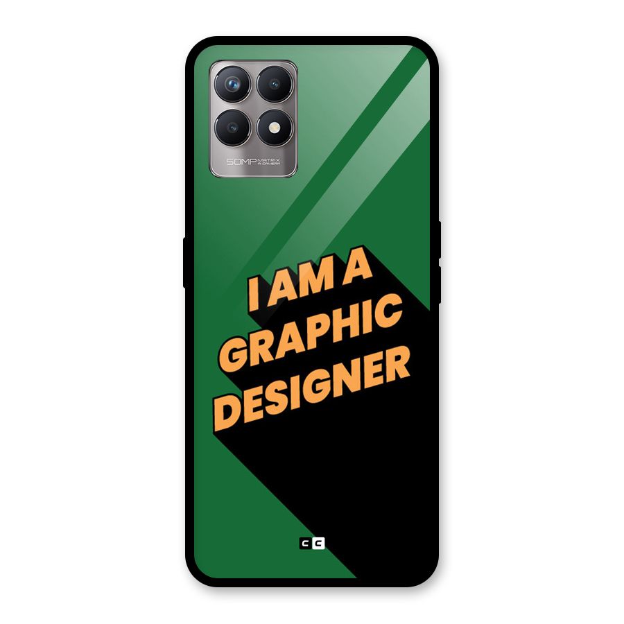 The Graphic Designer Glass Back Case for Realme Narzo 50