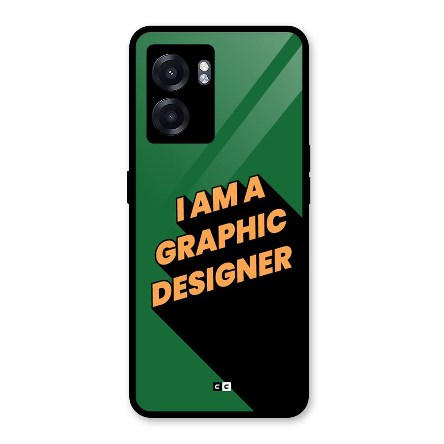 The Graphic Designer Glass Back Case for Realme Narzo 50 5G