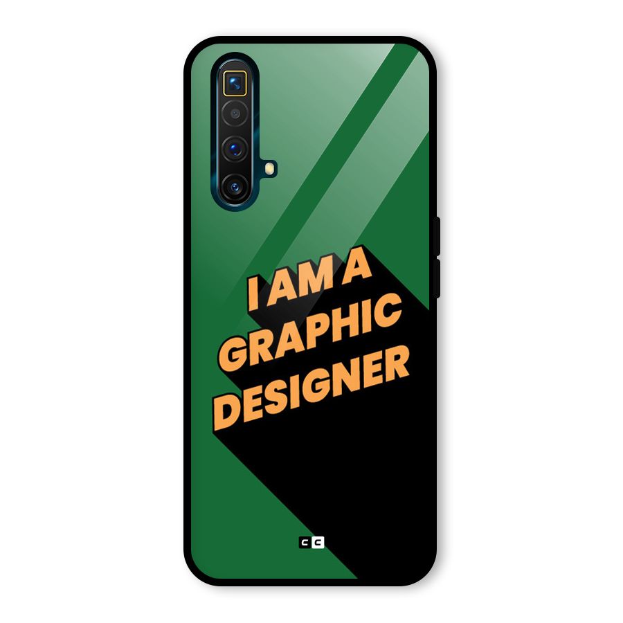 The Graphic Designer Glass Back Case for Realme X3