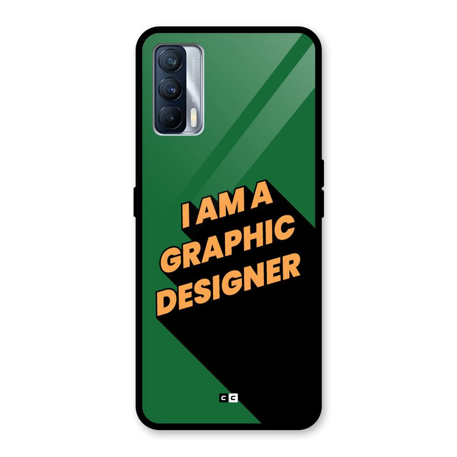 The Graphic Designer Glass Back Case for Realme X7