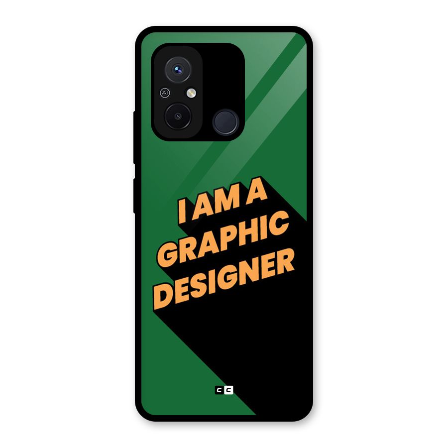 The Graphic Designer Glass Back Case for Redmi 12C