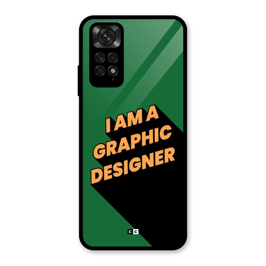 The Graphic Designer Glass Back Case for Redmi Note 11S