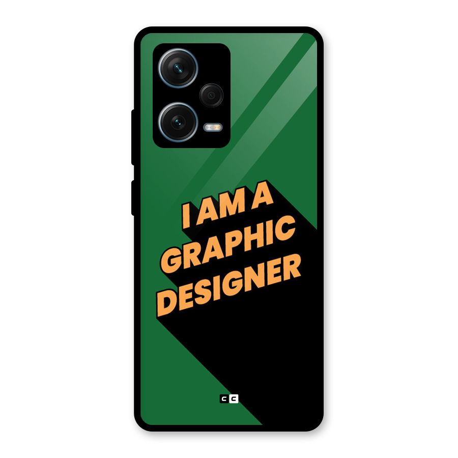 The Graphic Designer Glass Back Case for Redmi Note 12 Pro Plus 5G